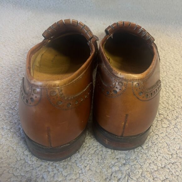 JOHNSTON & MURPHY Aristocraft Loafers 11 NARROW Leather Tassel Slip On Shoes main image 10